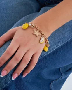 Bijou Brigitte Armbänder Gold>Armband - Summer Lemon gold