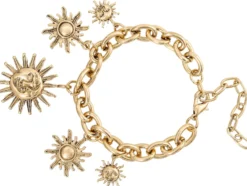 Bijou Brigitte Armbänder Gold|Boho-Schmuck>Armband - Sunny Chain gold