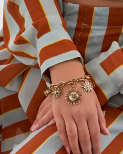 Bijou Brigitte Armbänder Gold|Boho-Schmuck>Armband - Sunny Chain gold