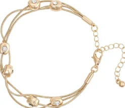 Bijou Brigitte Armbänder Gold>Armband - Triple Sparkle gold