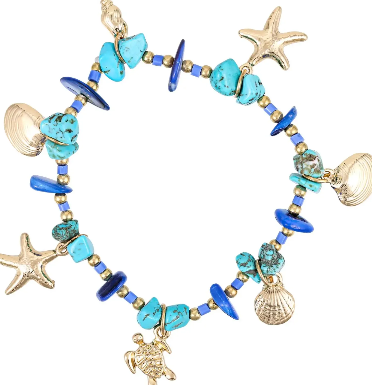 Bijou Brigitte Edelsteinarmbänder|Maritimer Schmuck>Armband - Turquoise Treasures türkis, grün, blau