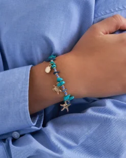 Bijou Brigitte Edelsteinarmbänder|Maritimer Schmuck>Armband - Turquoise Treasures türkis, grün, blau