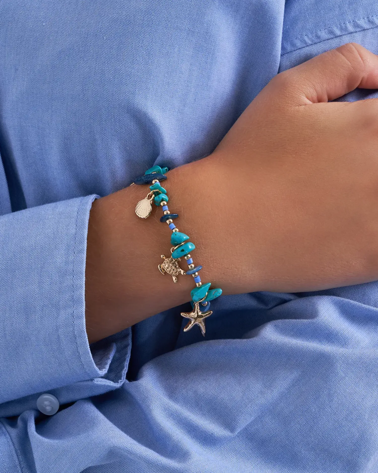 Bijou Brigitte Edelsteinarmbänder|Maritimer Schmuck>Armband - Turquoise Treasures türkis, grün, blau