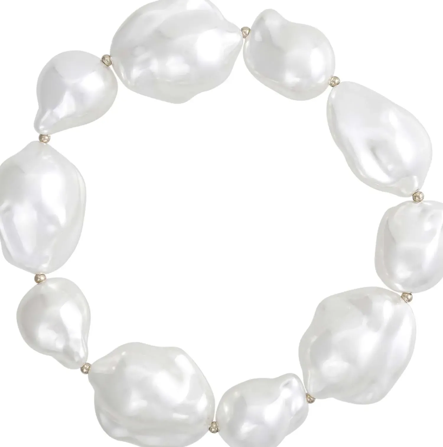 Bijou Brigitte Perlenschmuck|Perlenarmbänder>Armband - White Breeze weiß