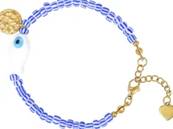 Bijou Brigitte Maritimer Schmuck>Armband - White Ocean blau