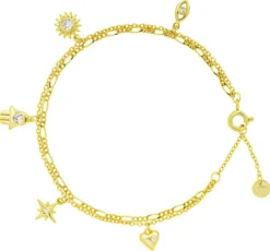 Bijou Brigitte Armbänder 925Er Silber|Armbänder Gold>Armband - Winter Pendants gold
