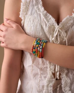 Bijou Brigitte Bunte Armbänder|Bunter Schmuck>Armband - Wonderful Beads mehrfarbig