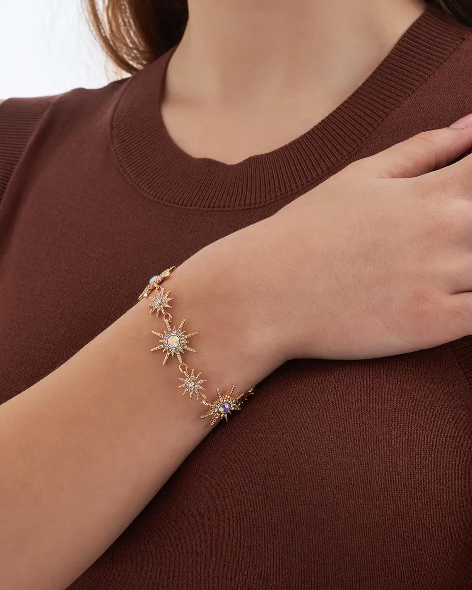 Bijou Brigitte Armbänder Gold>Armband - Wonderful Stars gold
