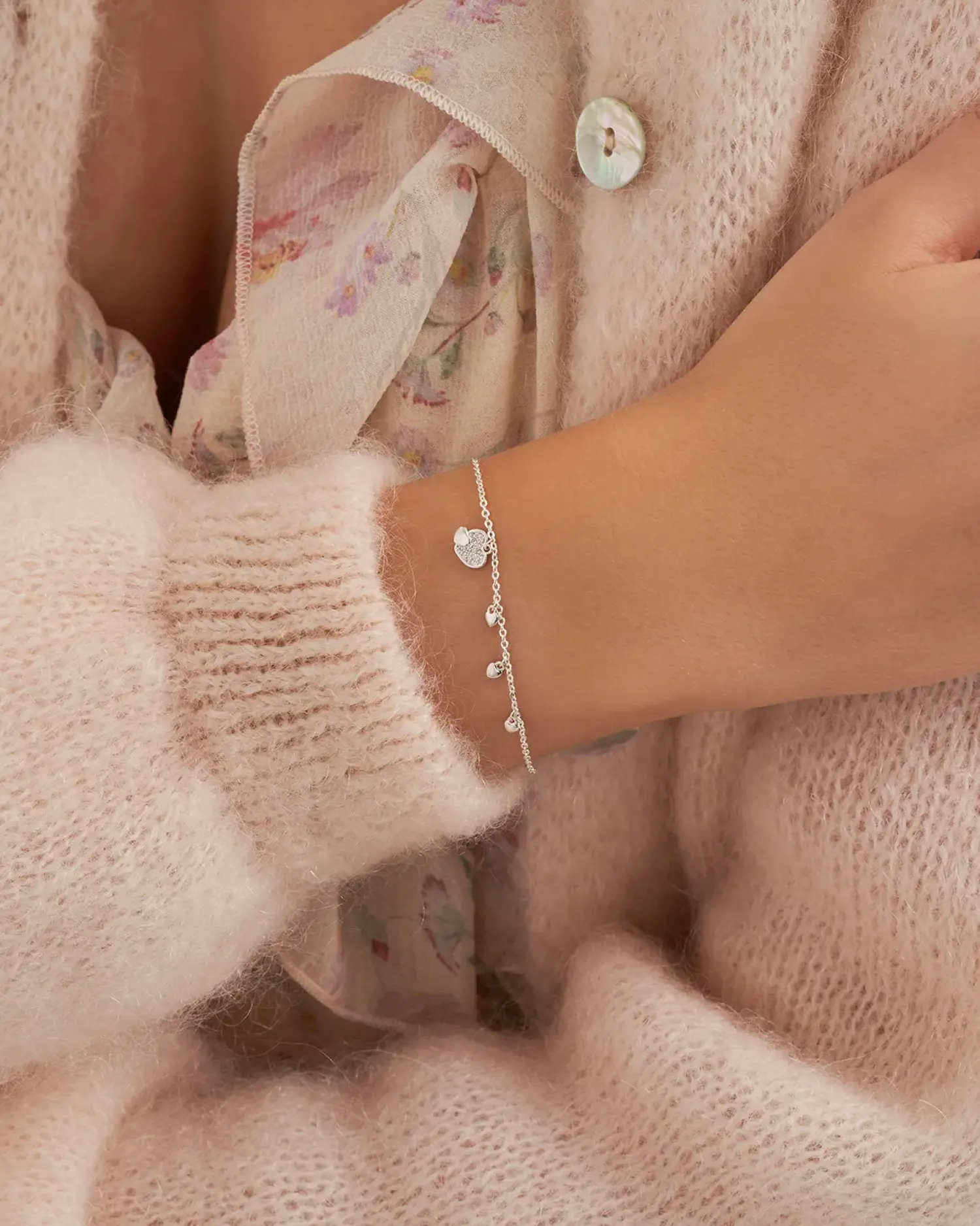 Bijou Brigitte Für Bestimmte Personen>Armband - Zirconia Night silber