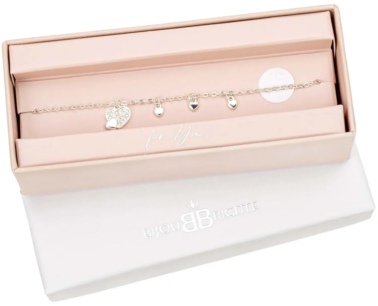 Bijou Brigitte Für Bestimmte Personen>Armband - Zirconia Night silber