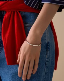 Bijou Brigitte Edelstahlschmuck In Silber|Edelstahlarmbänder>Armreif - Basic Gleam silber