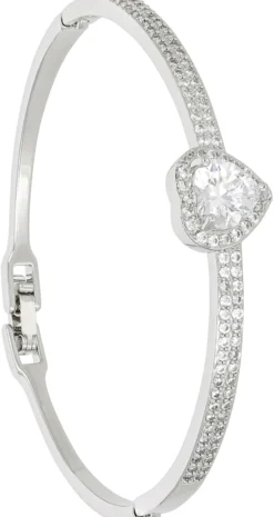 Bijou Brigitte Brautschmuck|Hochzeitsgäste>Armreif - Big Heart silber