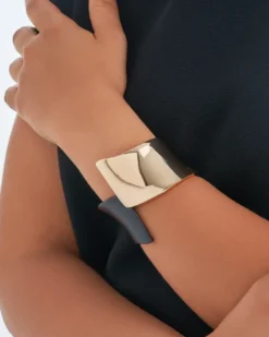 Bijou Brigitte Armbänder Gold|Armreifen>Armreif - Black Elegance schwarz, gold