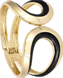 Bijou Brigitte Armbänder Gold|Armreifen>Armreif - Black Unity schwarz, gold