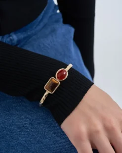 Bijou Brigitte Edelsteinarmbänder|Armbänder Gold>Armreif - Boho Gems gold