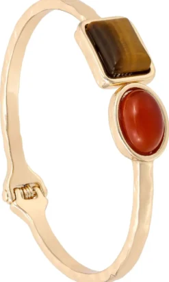 Bijou Brigitte Edelsteinarmbänder|Armbänder Gold>Armreif - Boho Gems gold