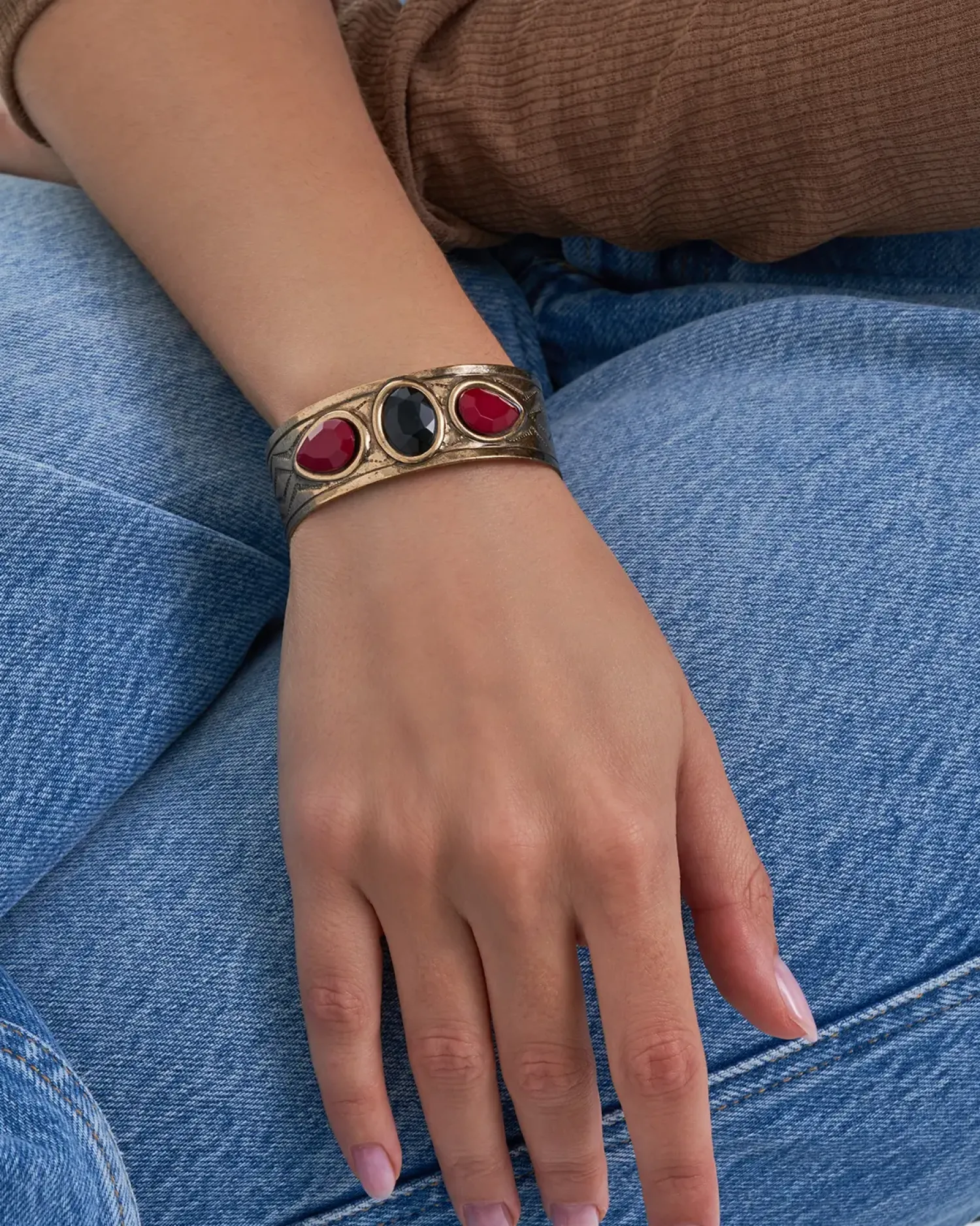 Bijou Brigitte Armbänder Gold|Boho-Schmuck>Armreif - Burnished gold