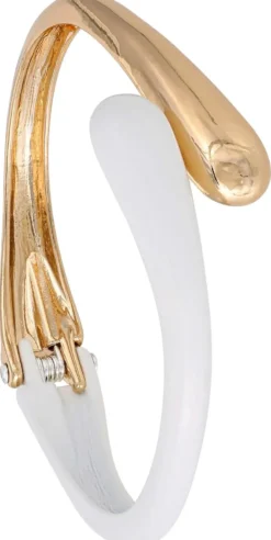 Bijou Brigitte Armbänder Gold|Armreifen>Armreif - Champagne Shine gold, weiß