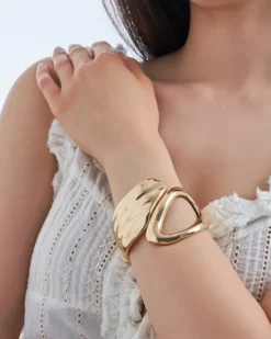 Bijou Brigitte Armbänder Gold|Armreifen>Armreif - Chunky gold