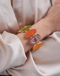 Bijou Brigitte Bunte Armbänder|Armreifen>Armreif - Colorful Nature mehrfarbig