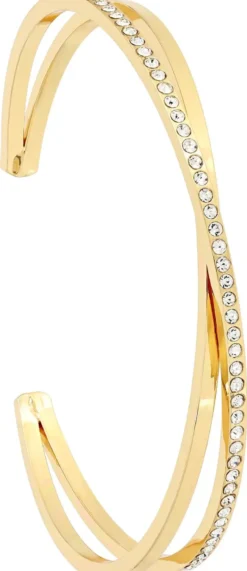 Bijou Brigitte Armbänder Gold|Basics>Armreif - Crossed Elegance gold