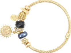 Bijou Brigitte Armbänder Gold|Armreifen>Armreif - Cute Pendants gold