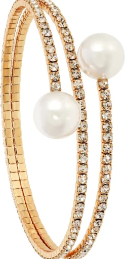 Bijou Brigitte Armbänder Gold|Perlenarmbänder>Armreif - Dreamy Pearls gold