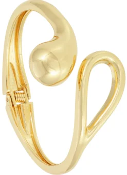 Bijou Brigitte Armbänder Gold|Armreifen>Armreif - Flowy Gleam gold