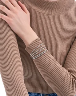 Bijou Brigitte Armreifen>Armreif - Glamour Loop silber