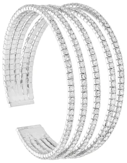 Bijou Brigitte Armreifen>Armreif - Glamour Loop silber