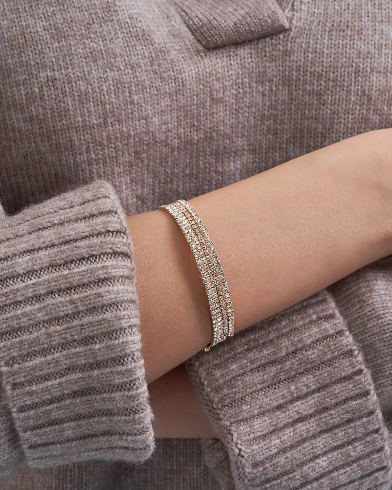 Bijou Brigitte Armbänder Gold|Armreifen>Armreif - Gleaming Night gold