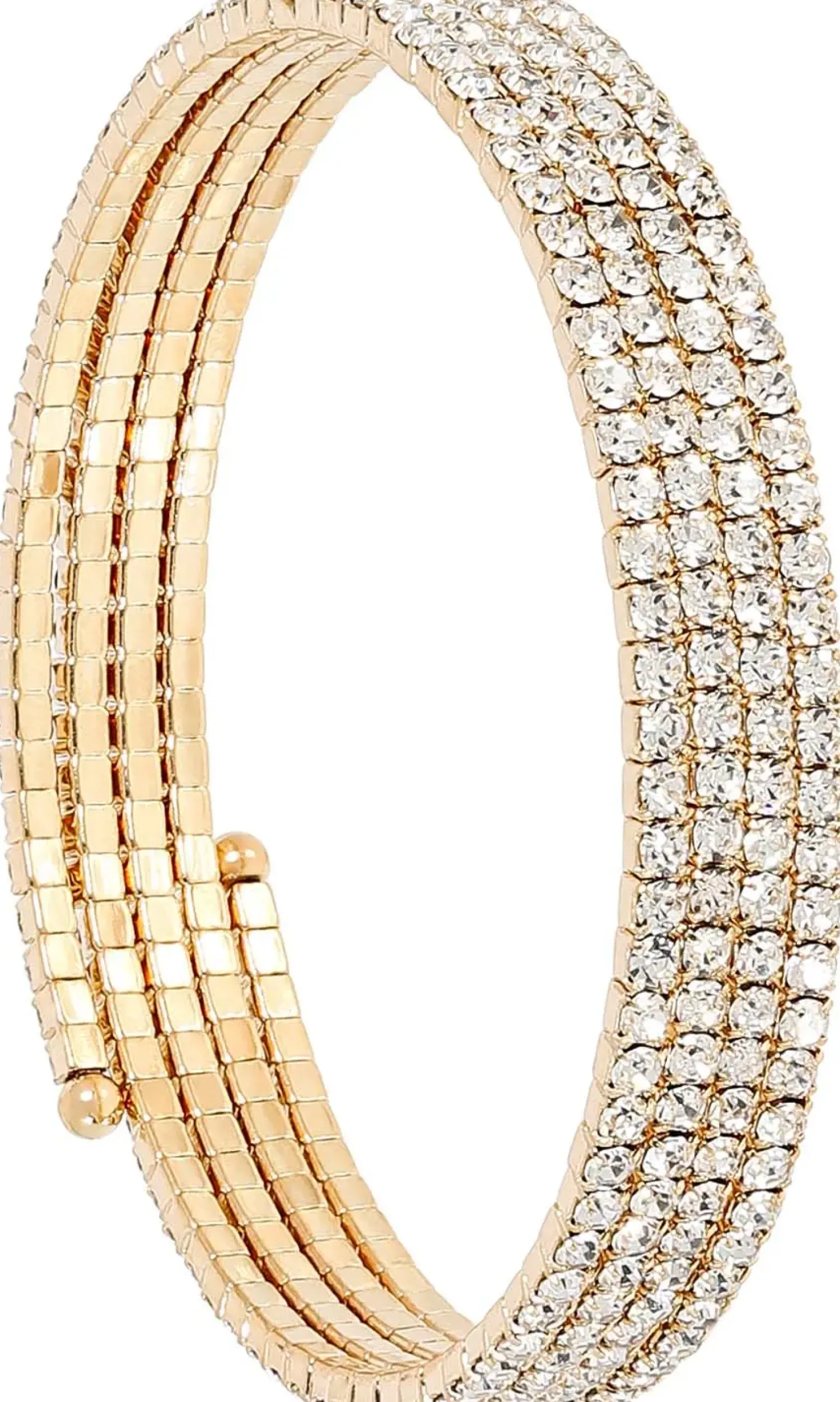 Bijou Brigitte Armbänder Gold|Armreifen>Armreif - Gleaming Night gold