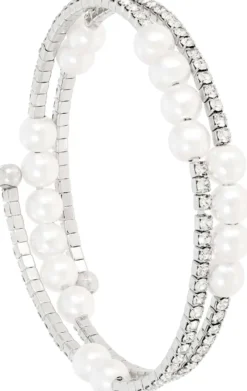 Bijou Brigitte Perlenarmbänder|Armreifen>Armreif - Gleaming Pearls silber