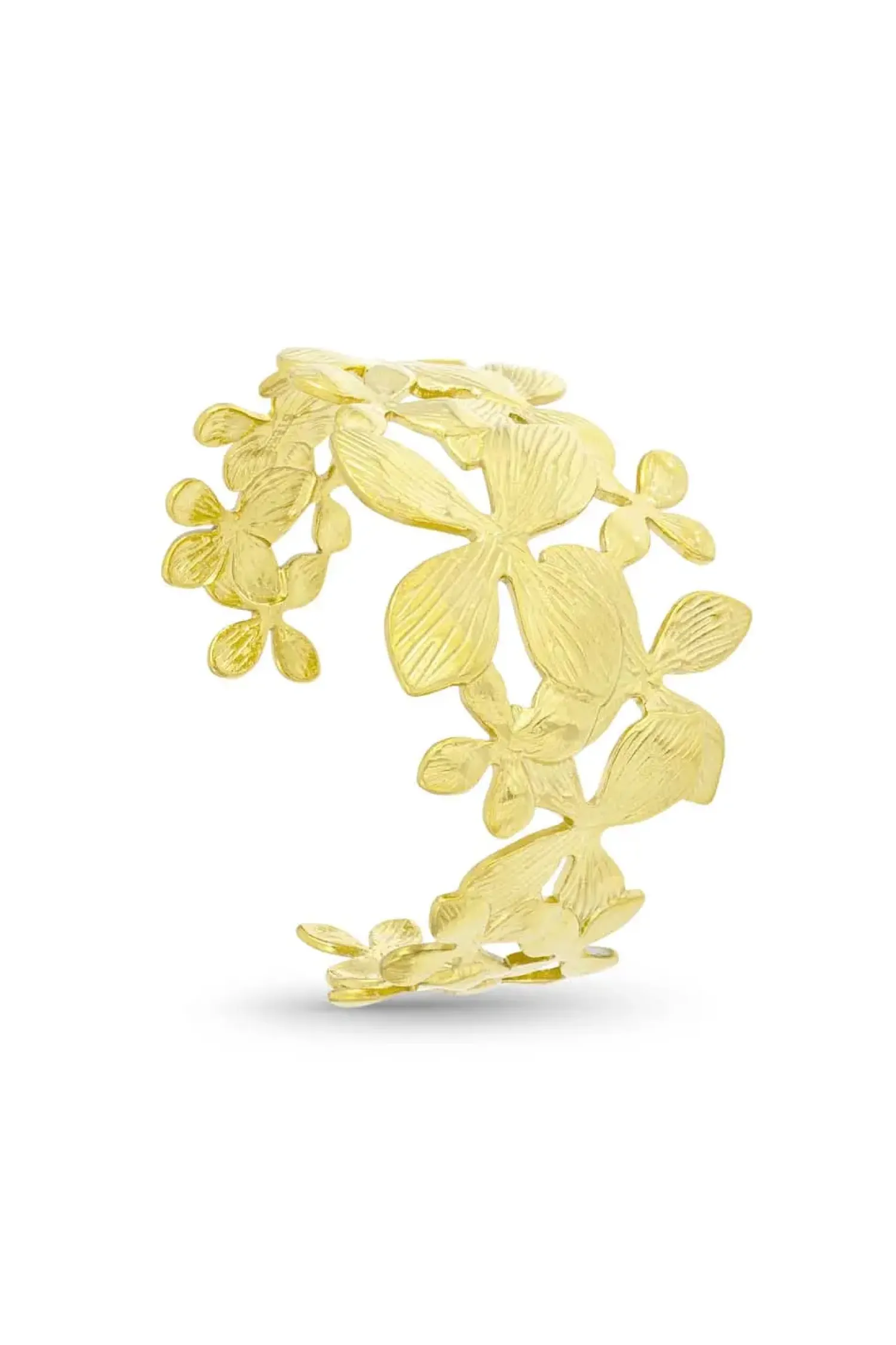 Bijou Brigitte Edelstahlschmuck In Gold|Blumenschmuck>Armreif - en Garden gold