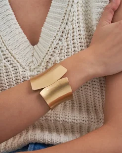 Bijou Brigitte Armbänder Gold>Armreif - en Glamour gold