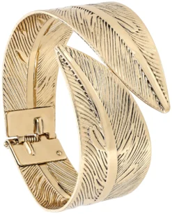 Bijou Brigitte Armbänder Gold|Boho-Schmuck>Armreif - en Leaf gold