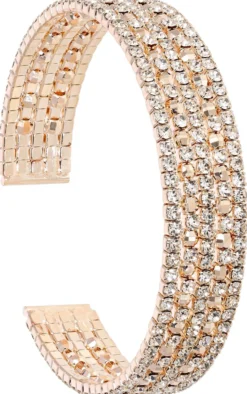 Bijou Brigitte Armreifen>Armreif - Gorgeous Sparkle roségold