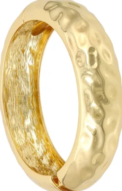 Bijou Brigitte Armbänder Gold|Basics>Armreif - Hammered Basic gold
