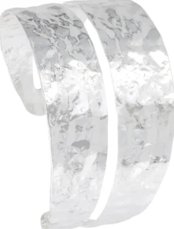 Bijou Brigitte Basics|Armreifen>Armreif - Hammered Double silber