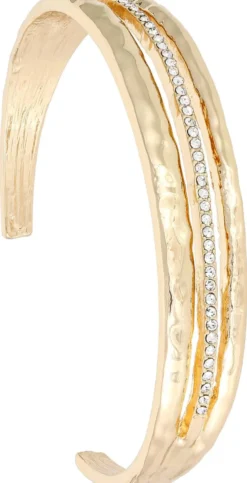 Bijou Brigitte Armbänder Gold|Armreifen>Armreif - Hammered Dream gold