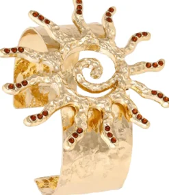 Bijou Brigitte Armbänder Gold|Boho-Schmuck>Armreif - Hammered Sun gold