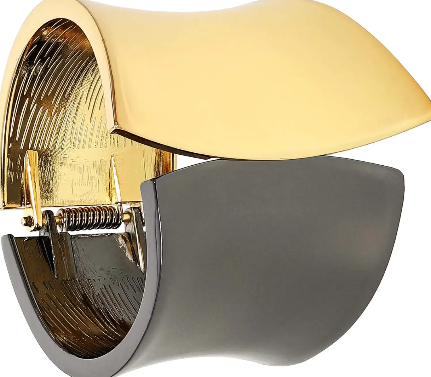 Bijou Brigitte Armbänder Gold>Armreif - Hematite Statement gold, grau
