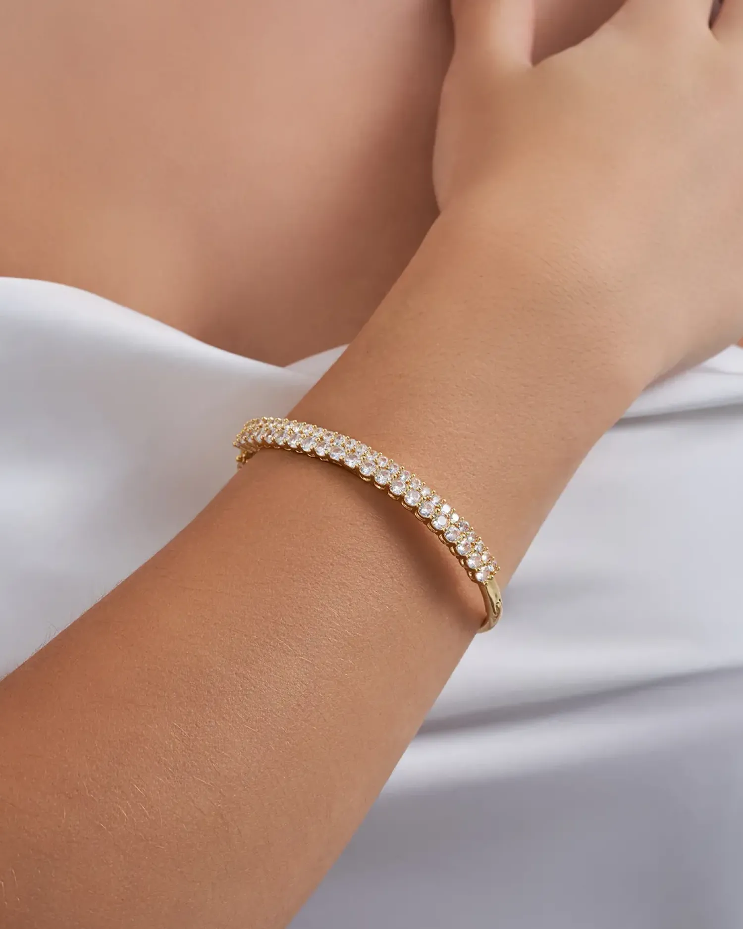 Bijou Brigitte Armbänder Gold|Hochzeitsgäste>Armreif - Night Sparkle gold