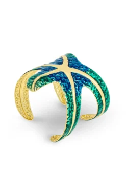 Bijou Brigitte Armbänder Gold|Maritimer Schmuck>Armreif - Ocean Star gold, grün, blau
