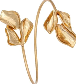Bijou Brigitte Armbänder Gold|Boho-Schmuck>Armreif - Old Leaves gold