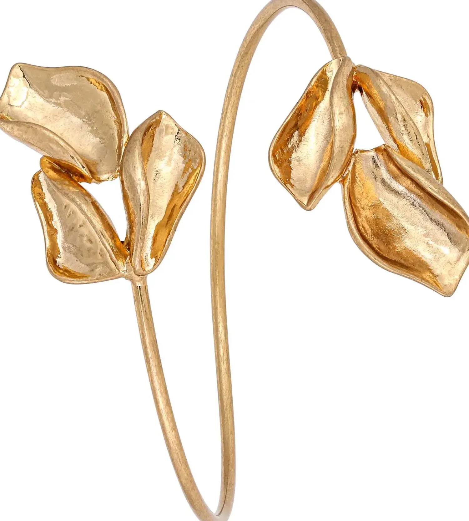 Bijou Brigitte Armbänder Gold|Boho-Schmuck>Armreif - Old Leaves gold