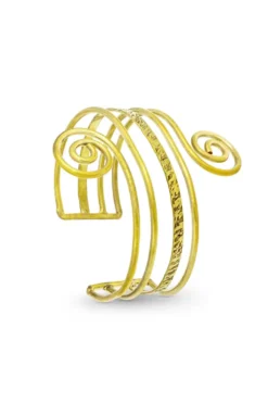 Bijou Brigitte Armbänder Gold|Armreifen>Armreif - Ornamental Glow gold