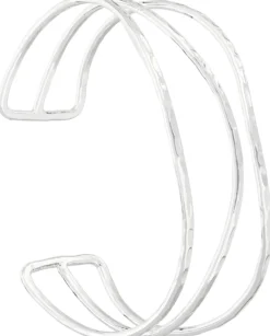 Bijou Brigitte Boho-Schmuck|Armreifen>Armreif - Pounded Silver silber