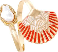 Bijou Brigitte Armbänder Gold|Muschelschmuck>Armreif - Sea Shell gold