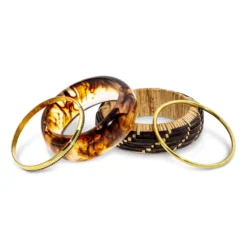 Bijou Brigitte Boho-Schmuck|Armreifen>Armreif-Set - Boho Sunset braun